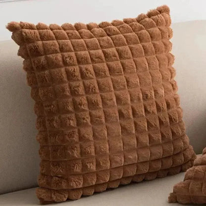 Terra – Housse de coussin en peluche