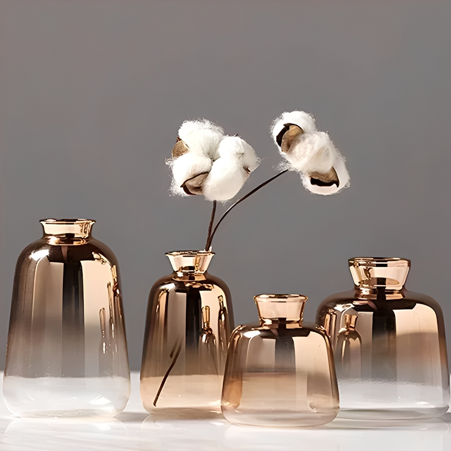 Nadine – Vase en verre moderne avec effet de dégradé