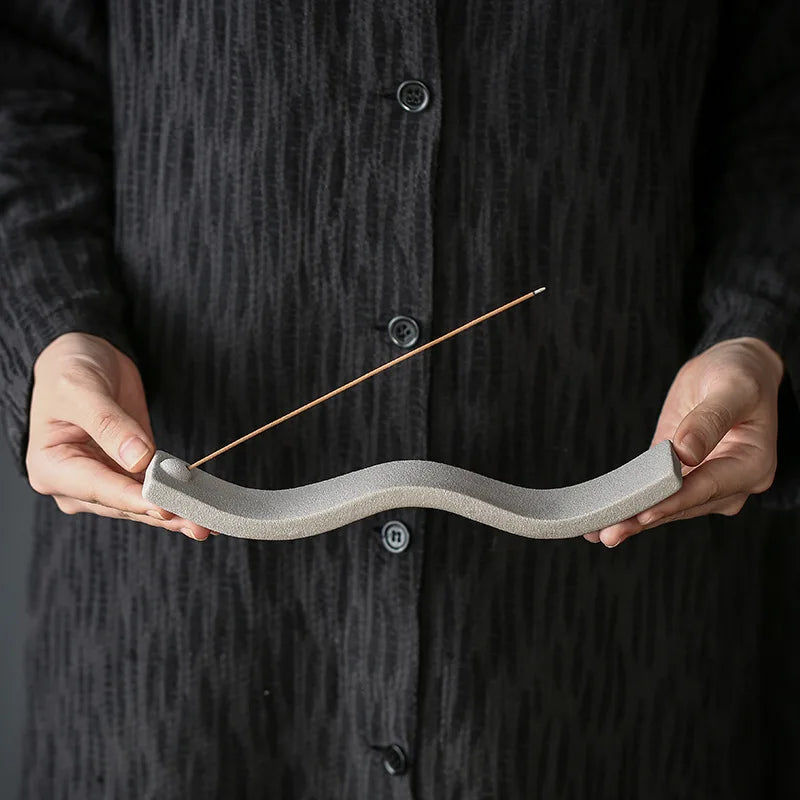 EncensZen – Porte-encens en forme de vague