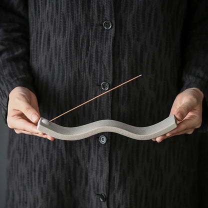 EncensZen – Porte-encens en forme de vague
