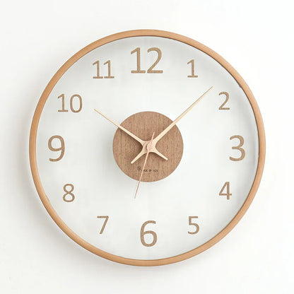 Claria – Horloge Murale Designer Transparente