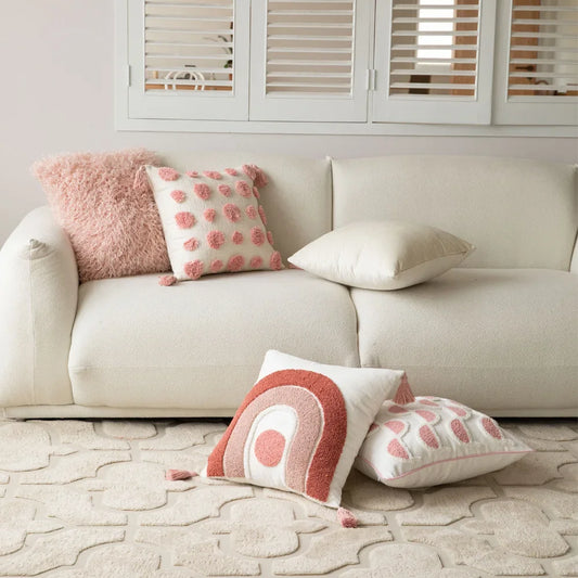 Lella – Boucle Tufted Housse de Coussin
