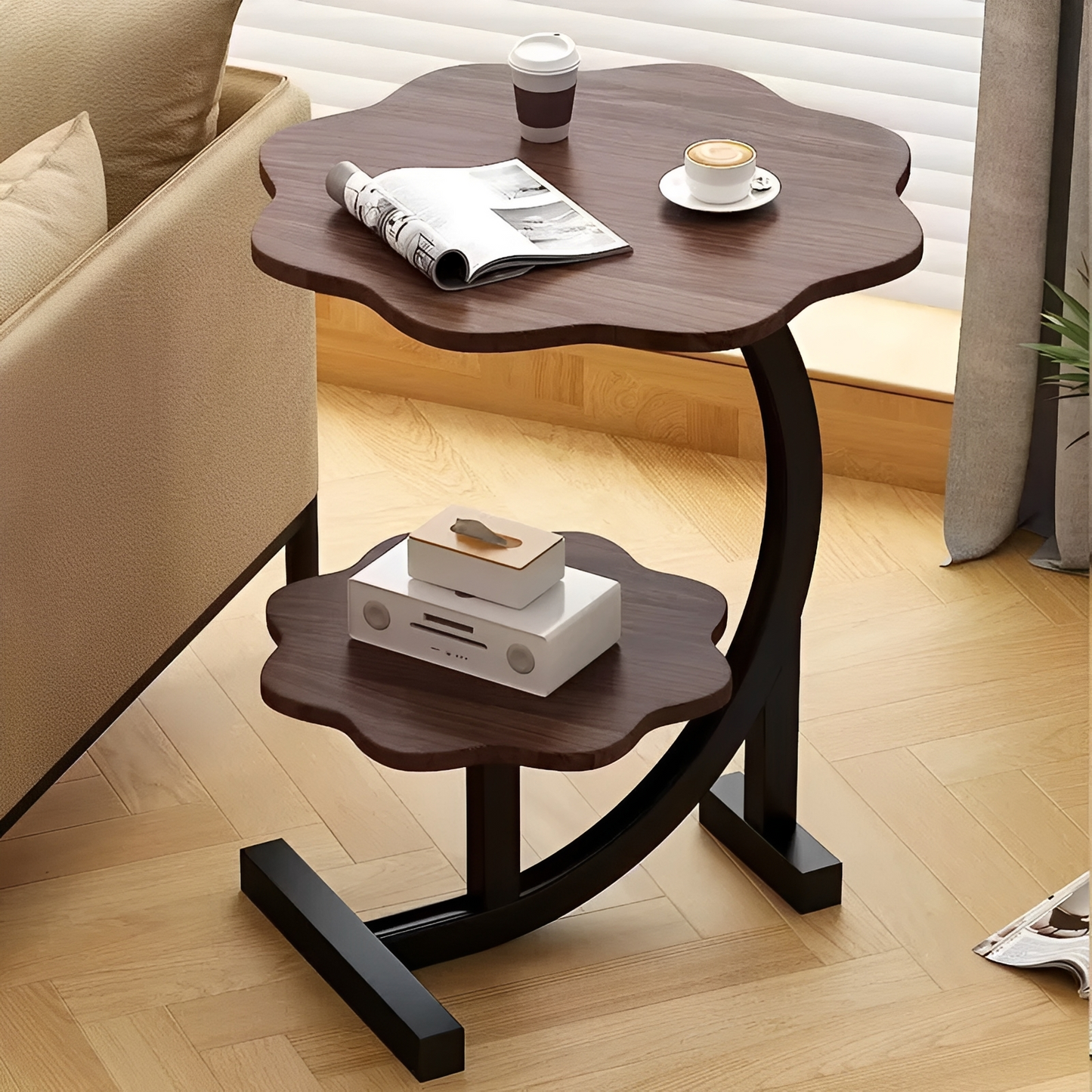 Petra – Table basse moderne à deux niveaux