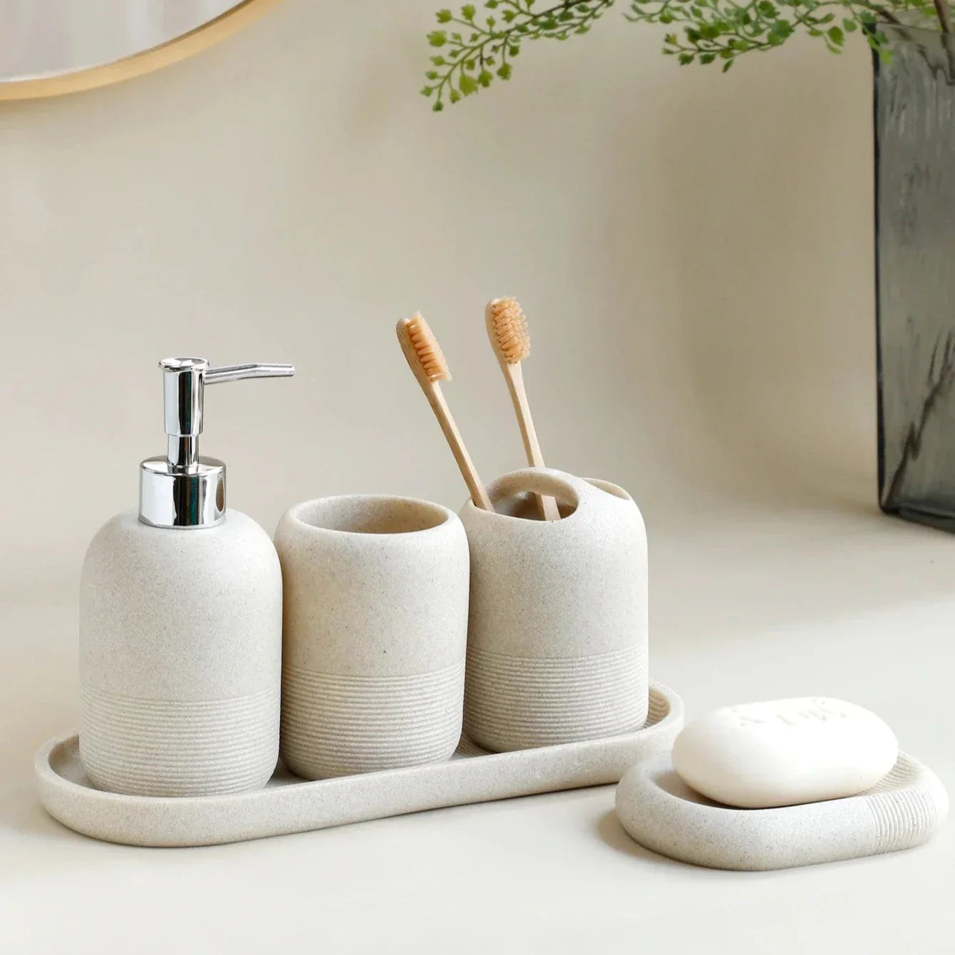 Avenor – Ensemble de salle de bain en résine