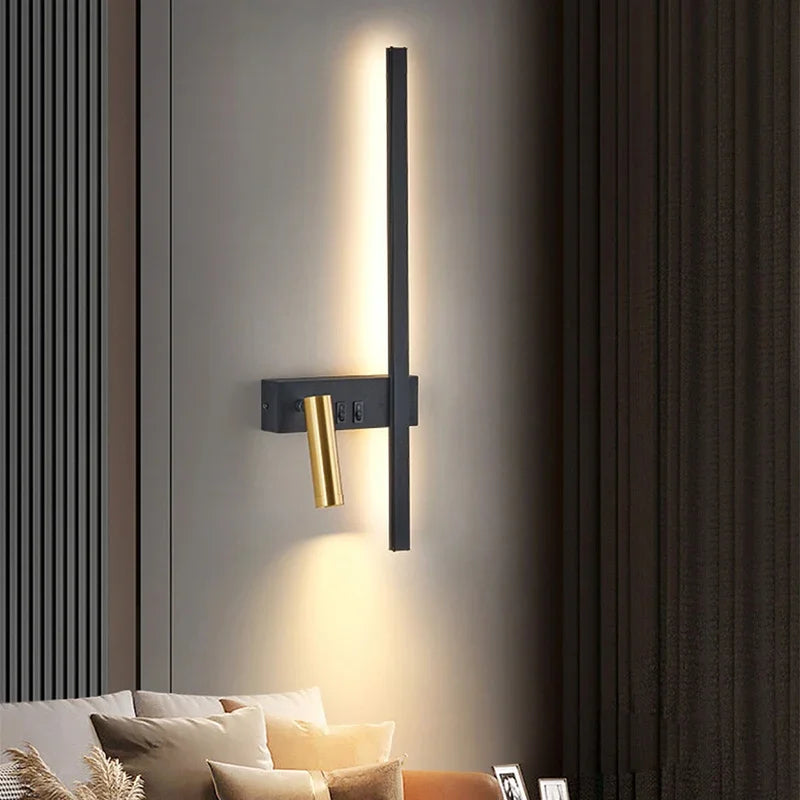 Akagi – Lampe murale moderne de luxe lumière