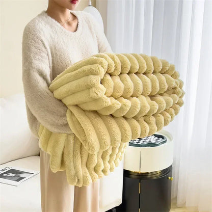 VeloursDeLapin - Couverture en Polaire Ultra-Douce