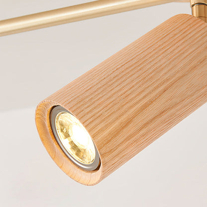 Nerea – Lampe de Plafond en Bois Moderne