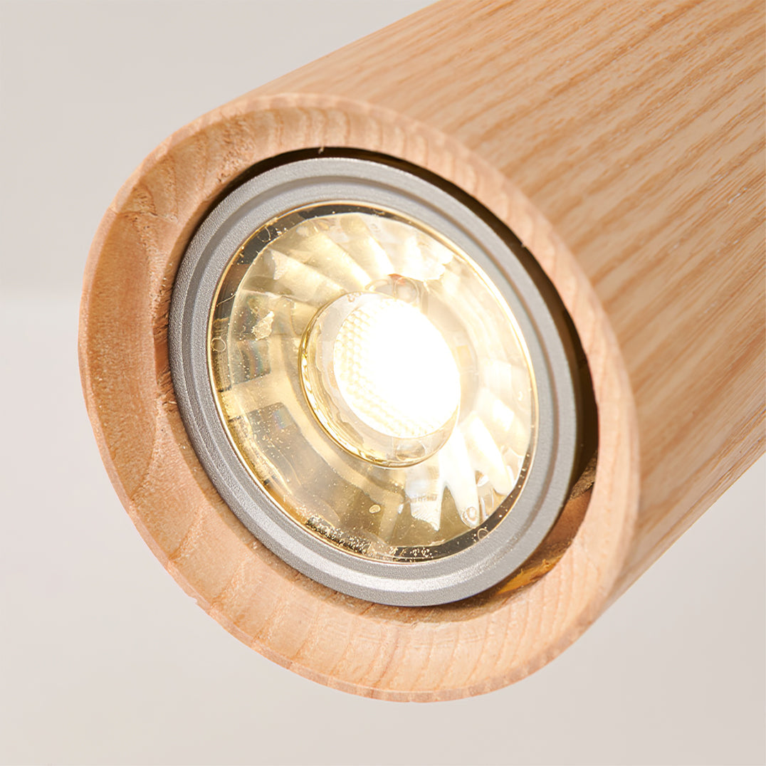 Nerea – Lampe de Plafond en Bois Moderne