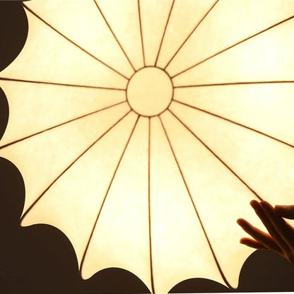 Akari – Lampe de plafond en soie japonaise