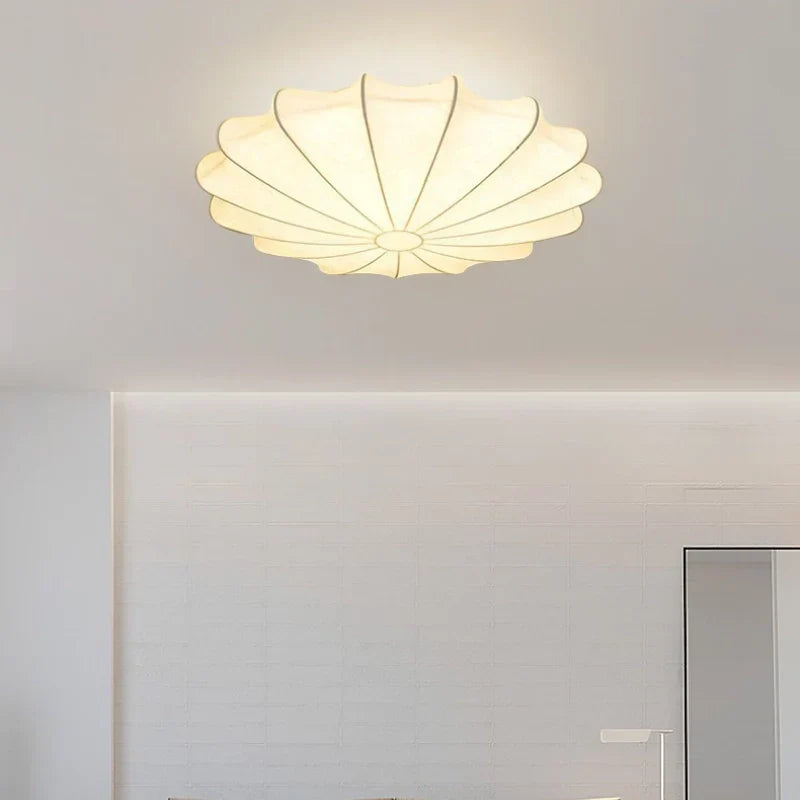 Akari – Lampe de plafond en soie japonaise