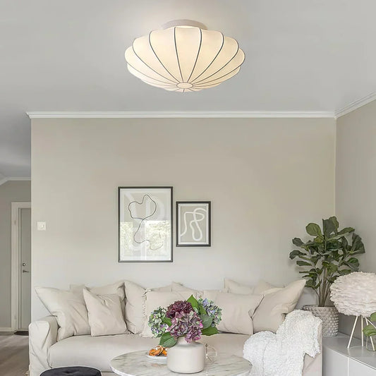 Akari – Lampe de plafond en soie japonaise