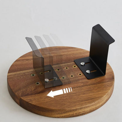 Nero – Plateau de bras de canapé en bois ajustable