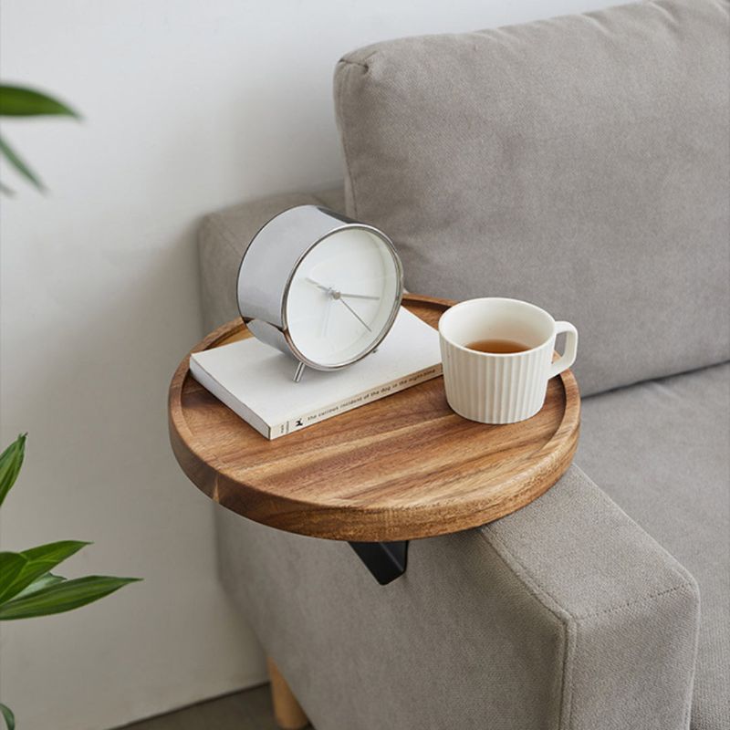 Nero – Plateau de bras de canapé en bois ajustable