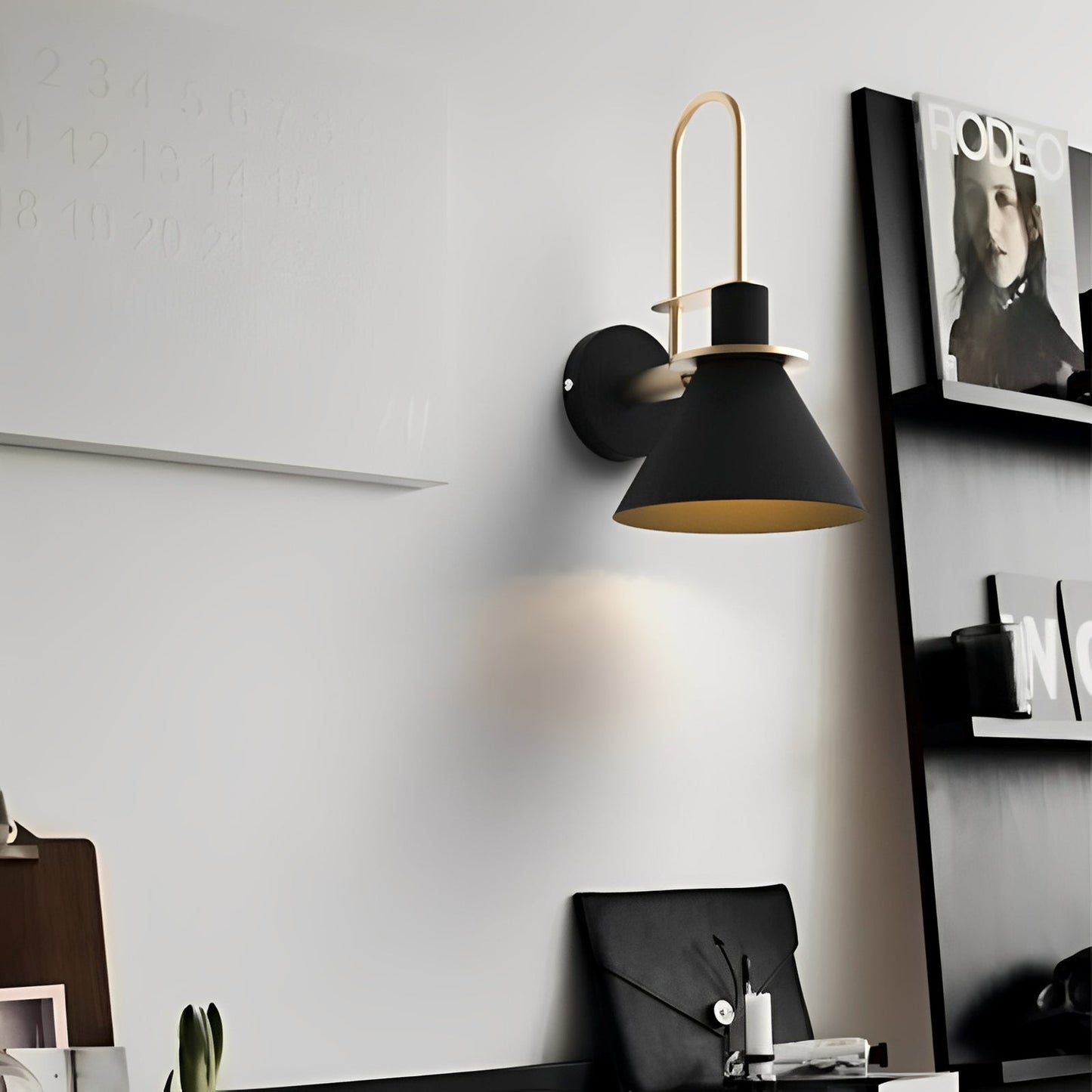 Nikol – Applique murale en corne macaron