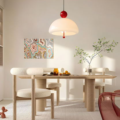 Ruffa – Lustre vintage en verre de style nordique