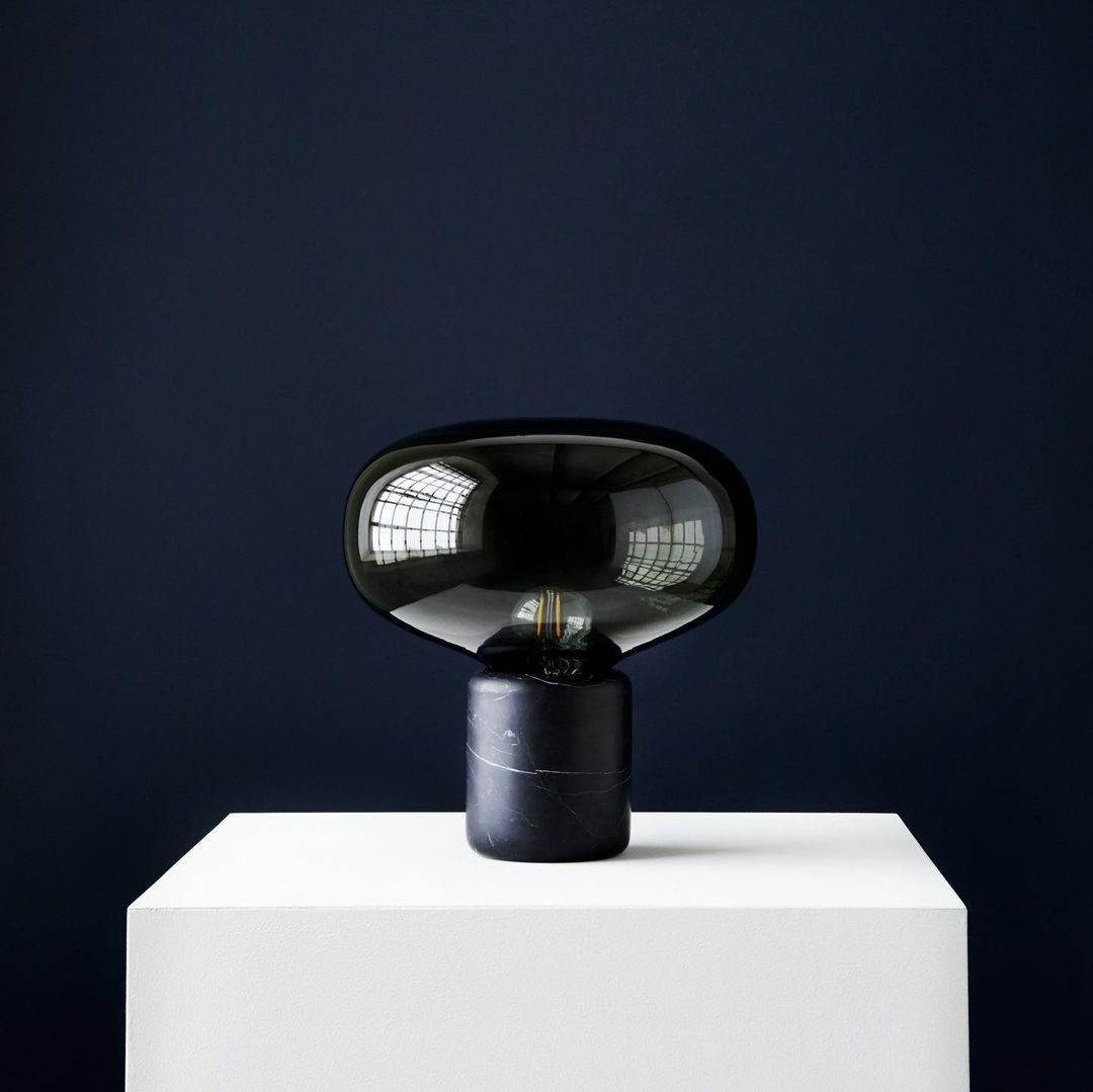Lin – Lampe de table en verre au design nordique