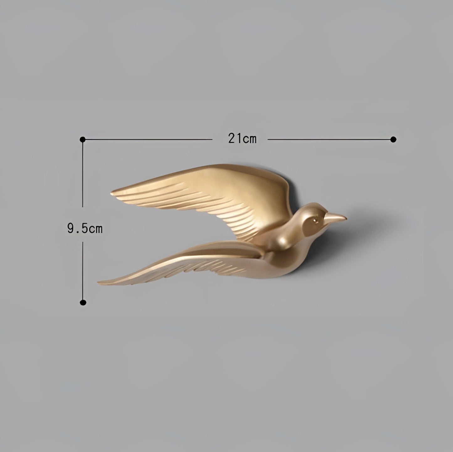 Marella – Décoration murale de mouettes en trois dimensions en résine