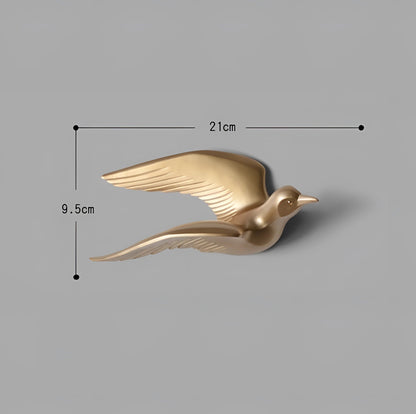 Marella – Décoration murale de mouettes en trois dimensions en résine