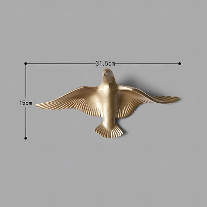Marella – Décoration murale de mouettes en trois dimensions en résine
