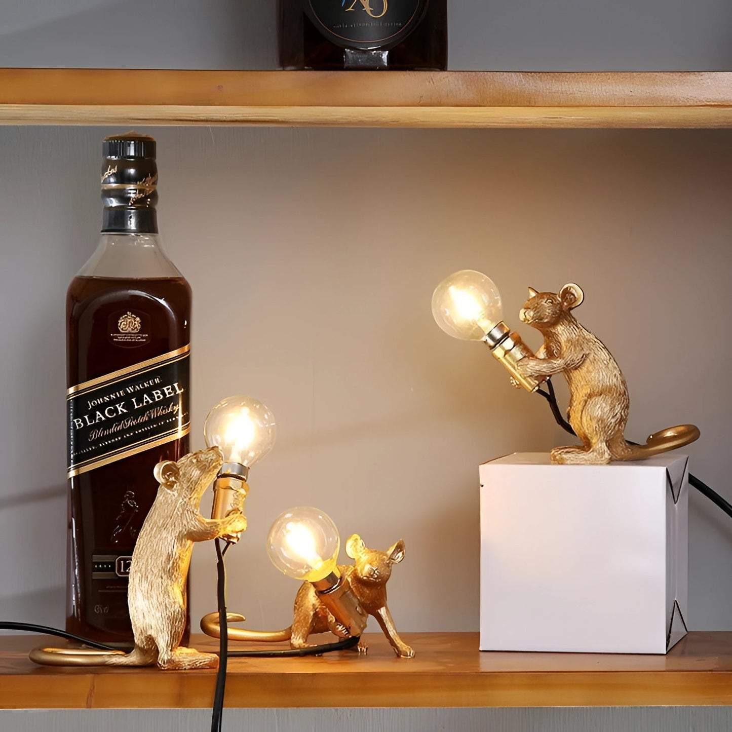 Nilla – Lampe Mini-Souris Créative en Résine Style Nordique