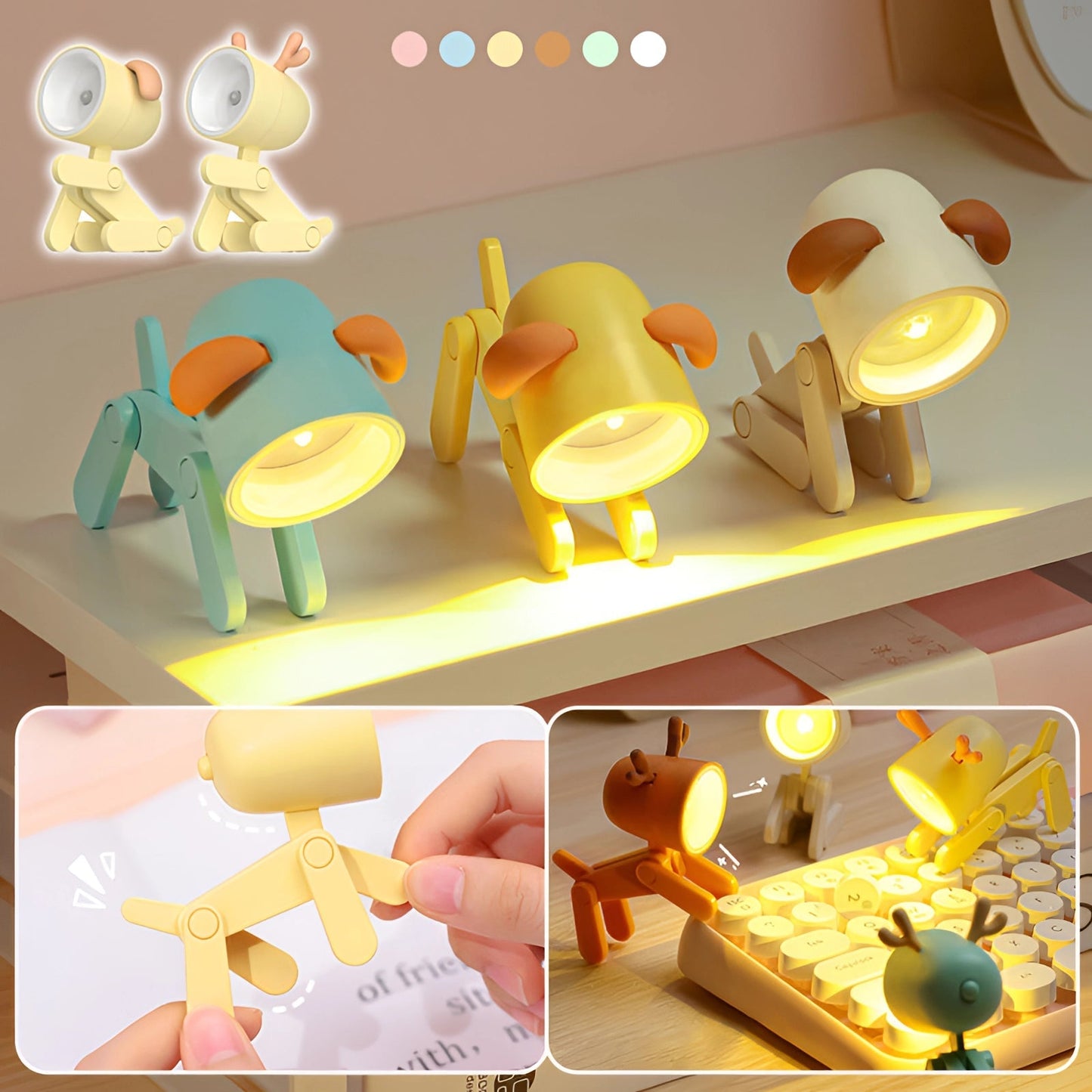 Nika – Adorable Animal Lampe de Nuit