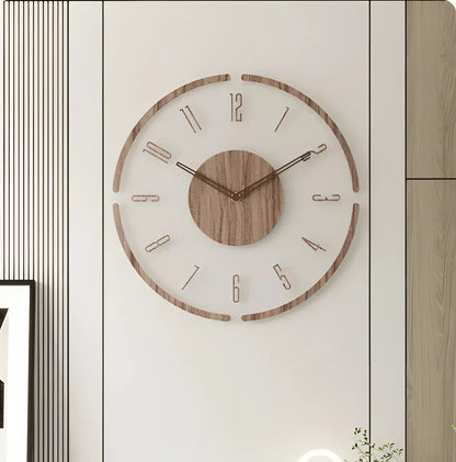 Maren – Horloge murale scandinave en bois
