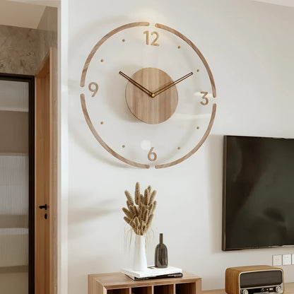 Maren – Horloge murale scandinave en bois
