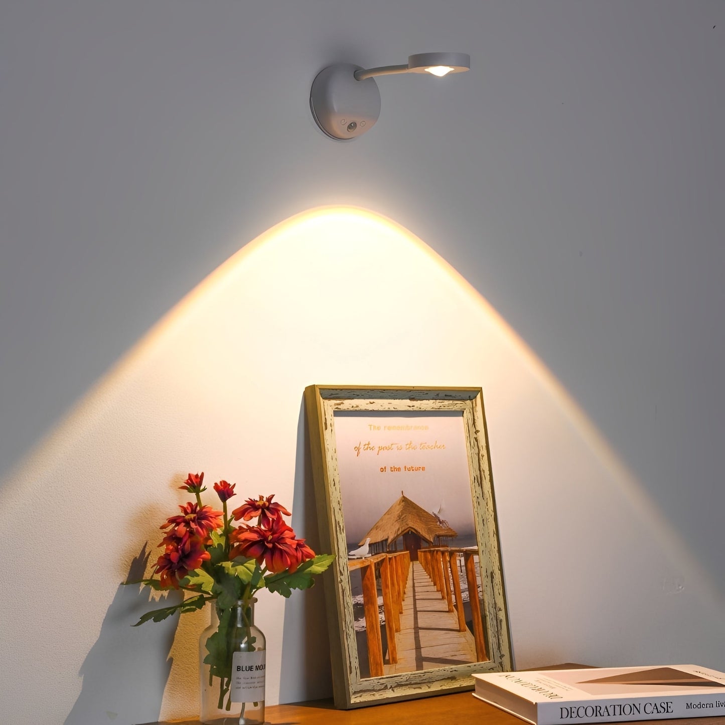 Lebron – Lampe murale avec capteur de mouvement rechargeable