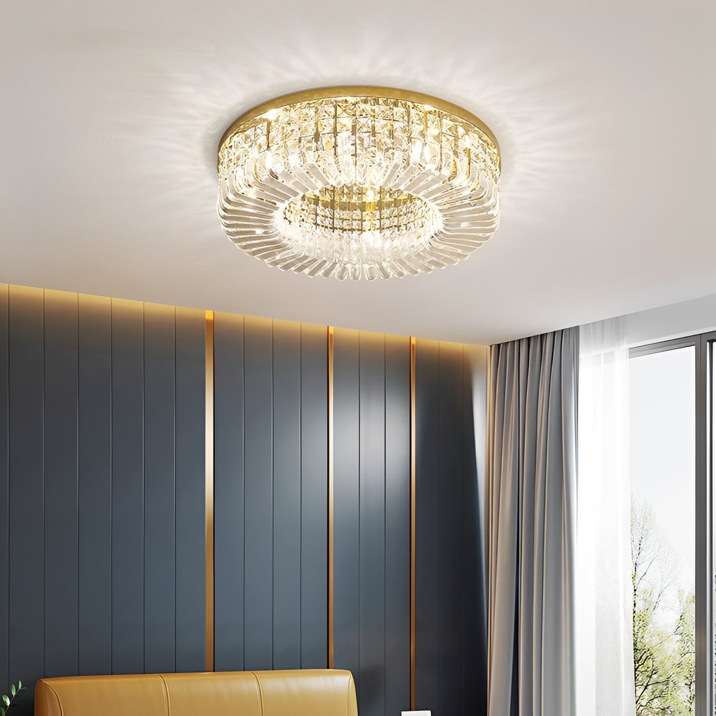 Elvion – Plafonnier en cristal postmoderne