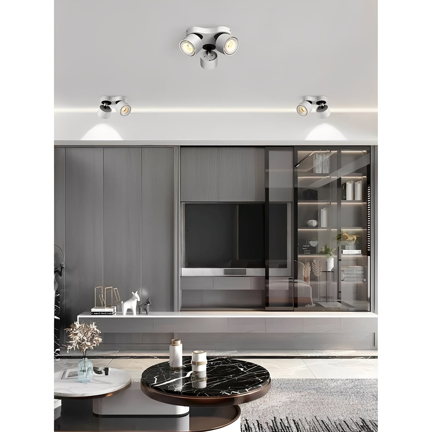 Tricos – Double lampe de plafond LED