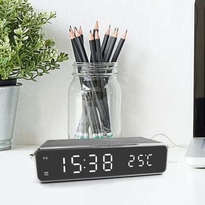 Mon – Réveil LED avec Chargeur Sans Fil