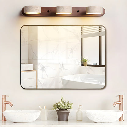 Norr – Support de Lampe Duo en Travertin Applique Murale