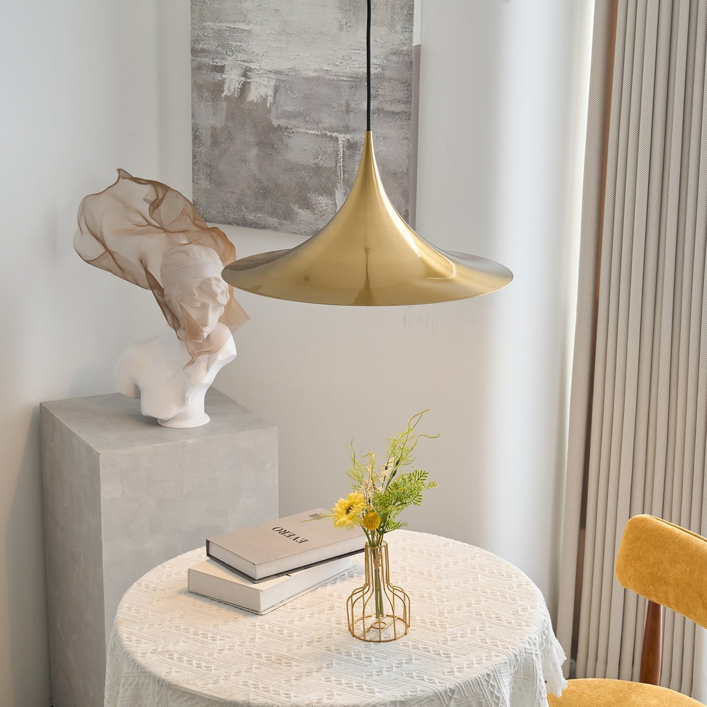 Semi – Lampe suspendue style français