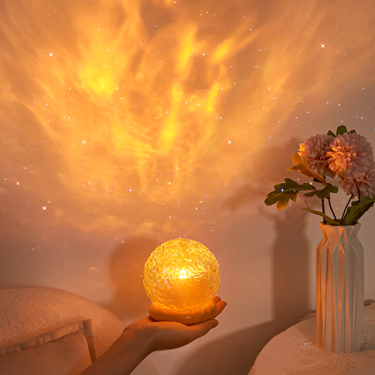 Aurelia – Lampe de projection LED avec effet de vagues d'eau