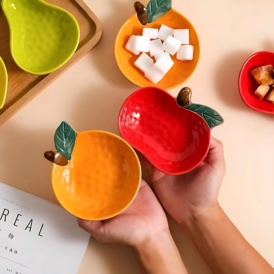 Isla – Bols en céramique faits main au design fruité pour des accents déco élégants