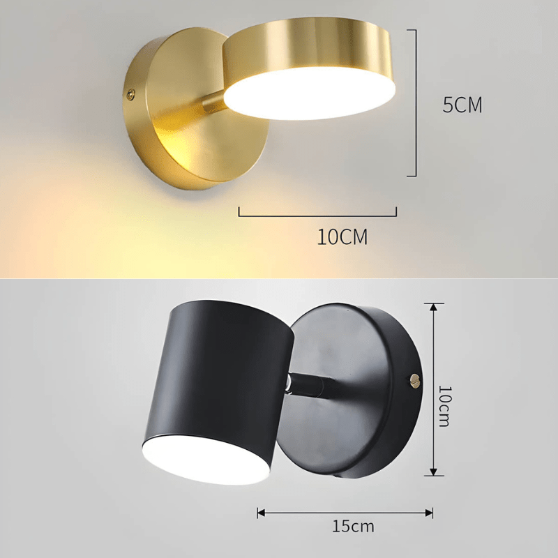 Natsumi – Lampe murale LED en cuivre scandinave