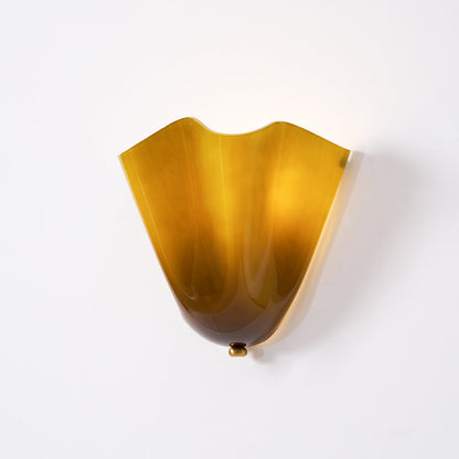 Benjie – Applique Murale en Verre Pétale Rétro