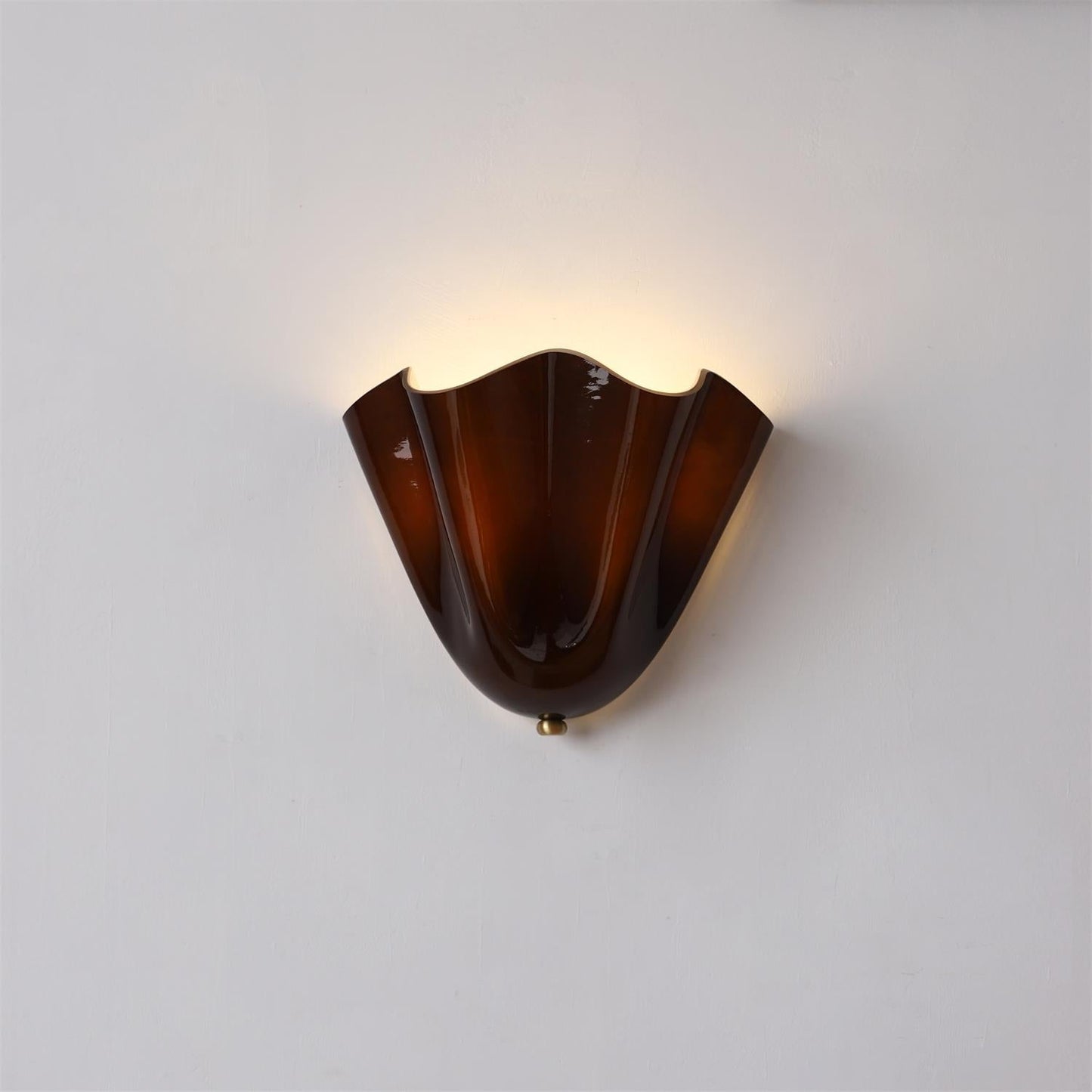 Benjie – Applique Murale en Verre Pétale Rétro