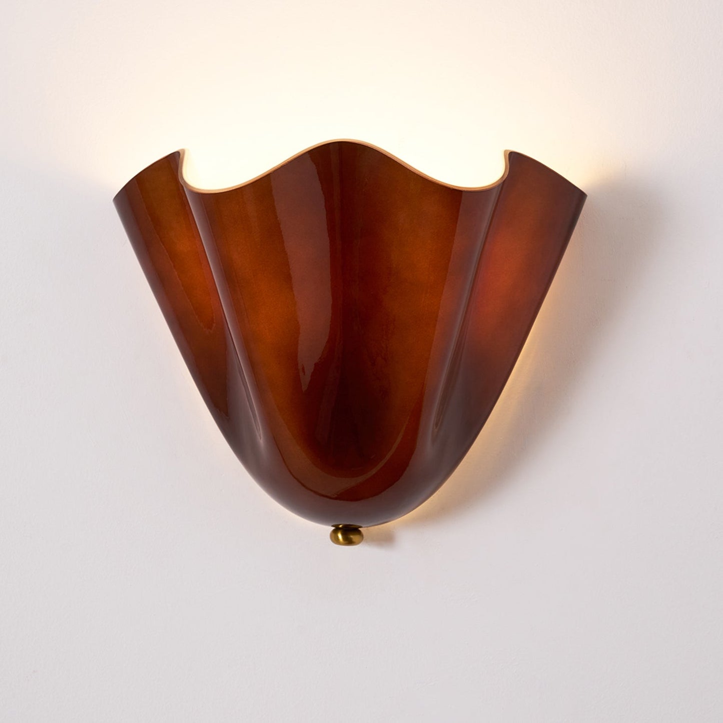 Benjie – Applique Murale en Verre Pétale Rétro