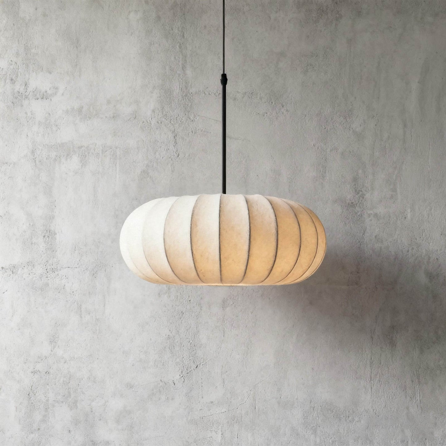 Akina – Suspension en soie en forme de citrouille