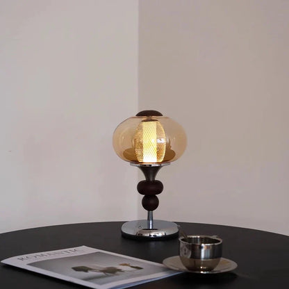Zhonggu – Lampe de table en bois massif