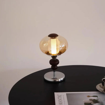 Zhonggu – Lampe de table en bois massif