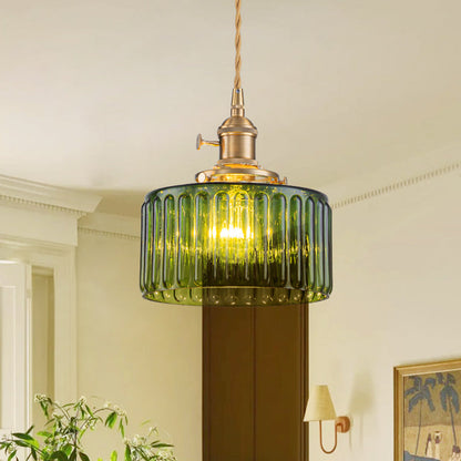 Shizuku – Suspension en laiton et verre