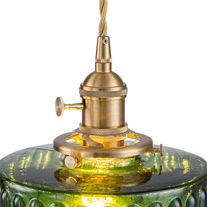 Shizuku – Suspension en laiton et verre