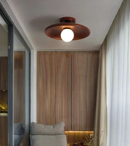 Miyabi – Lampe de plafond japonaise en bois massif