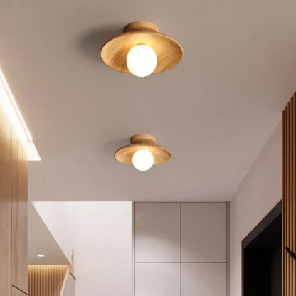 Miyabi – Lampe de plafond japonaise en bois massif