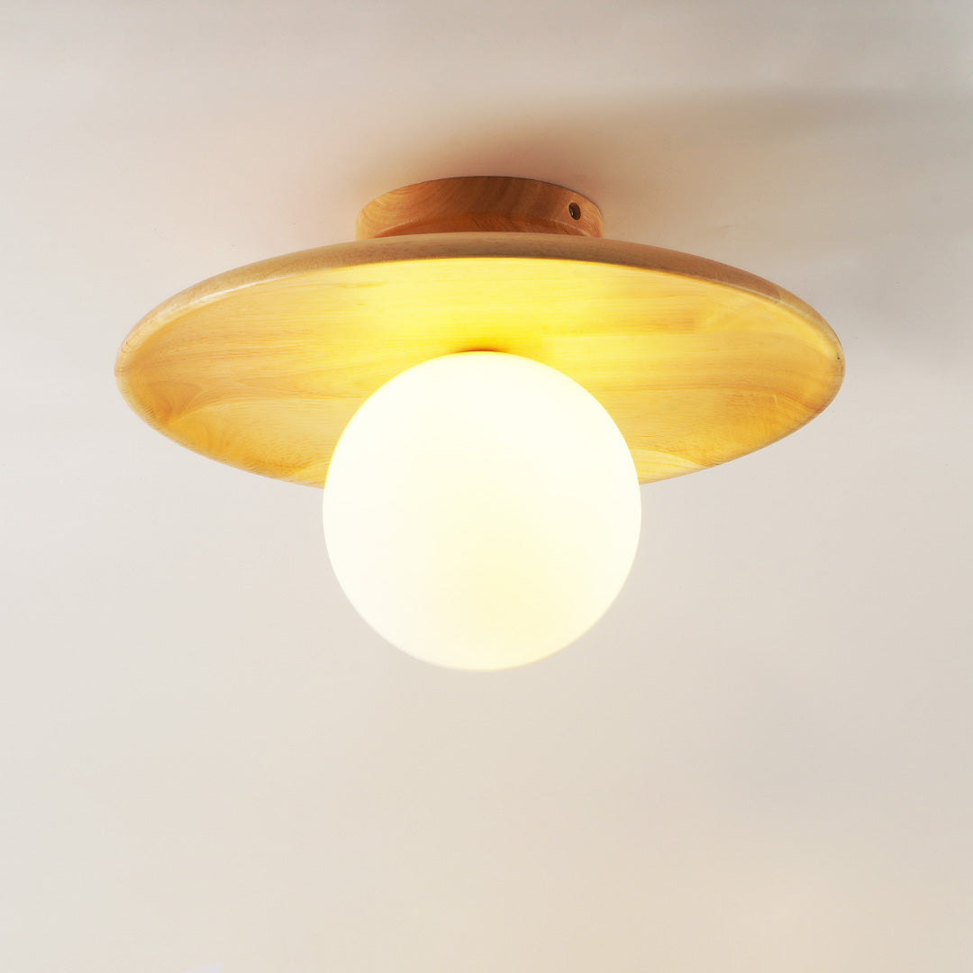 Miyabi – Lampe de plafond japonaise en bois massif