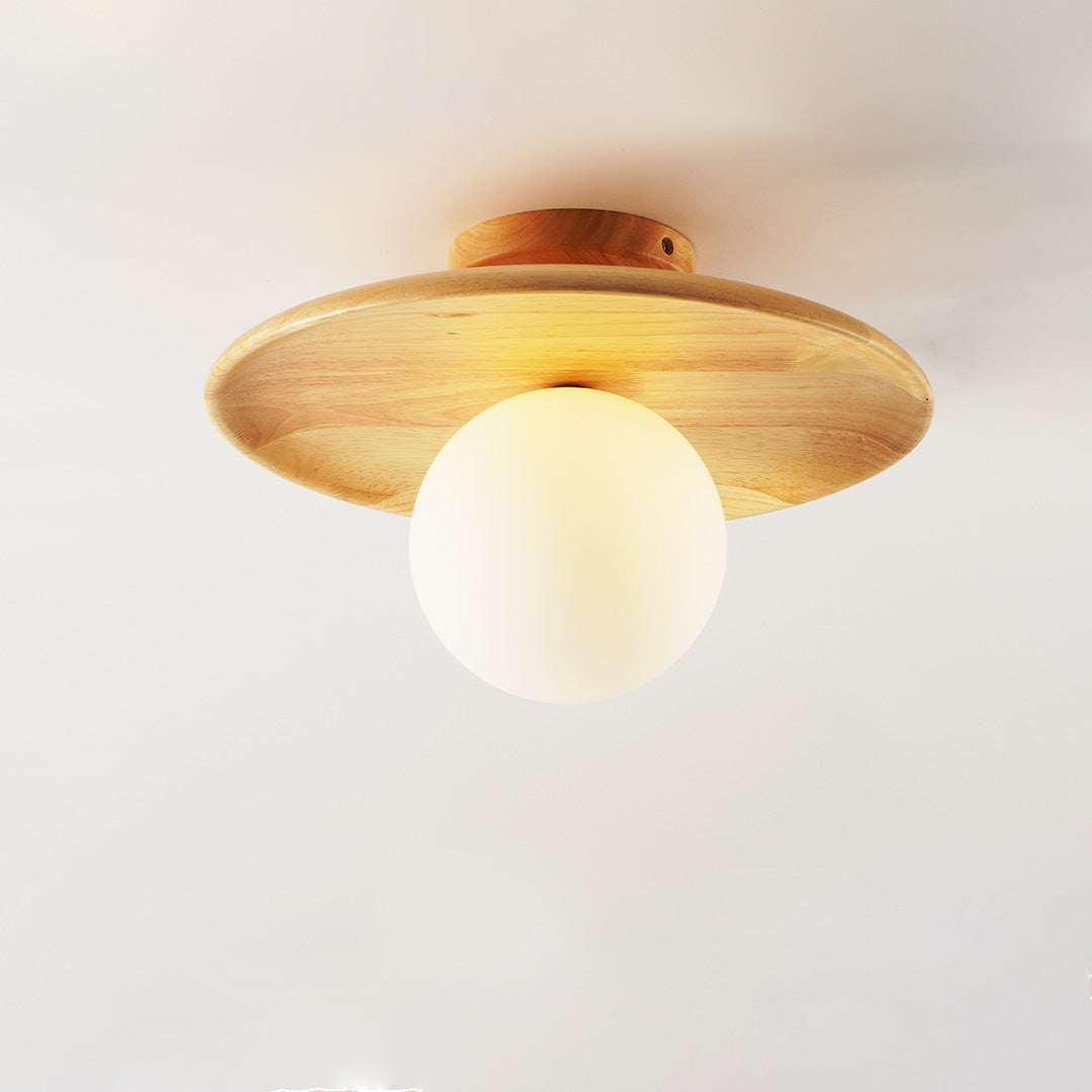 Miyabi – Lampe de plafond japonaise en bois massif