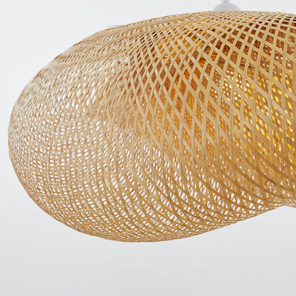 BambouZen – Suspension naturelle tressée en bambou
