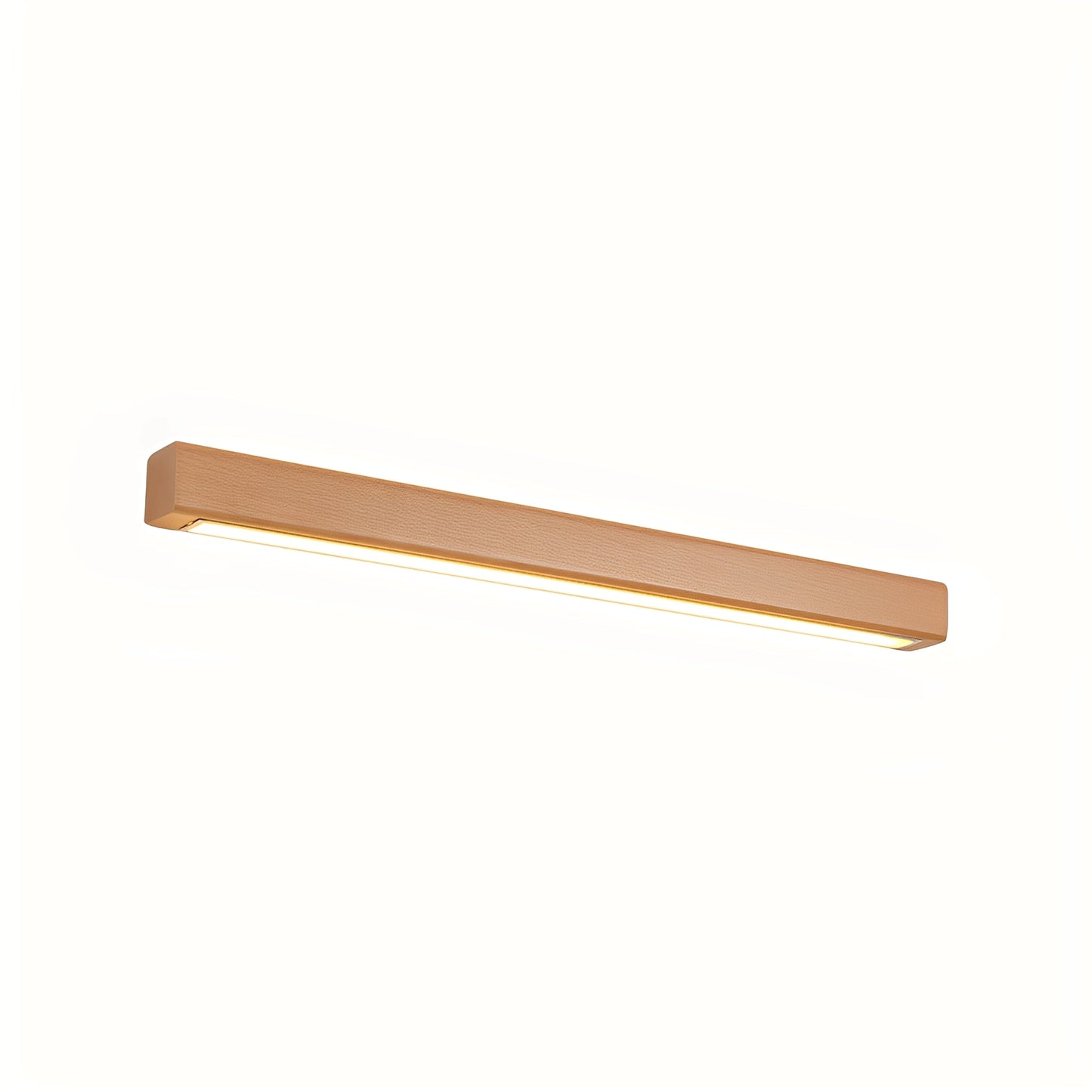 Clyde – Longue Applique Murale dans un Style Simple en Bois
